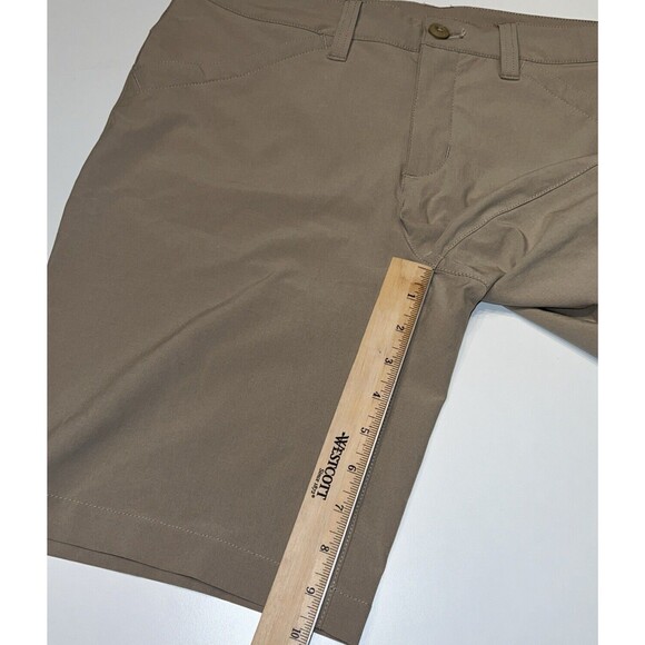 Eddie Bauer Travex Women's 8 Beige Stretch Fabric Shorts Outdoor Travel Hiking - Picture 6 of 6